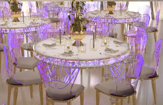 Purple Led wedding set