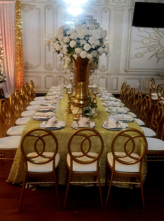 Gold chiavari chairs