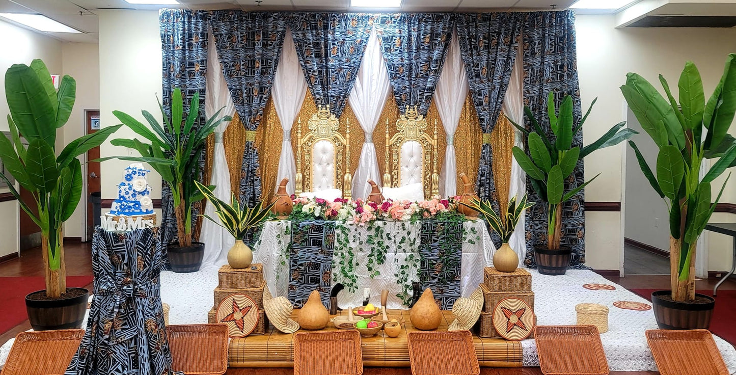 Traditional wedding Backdrop set